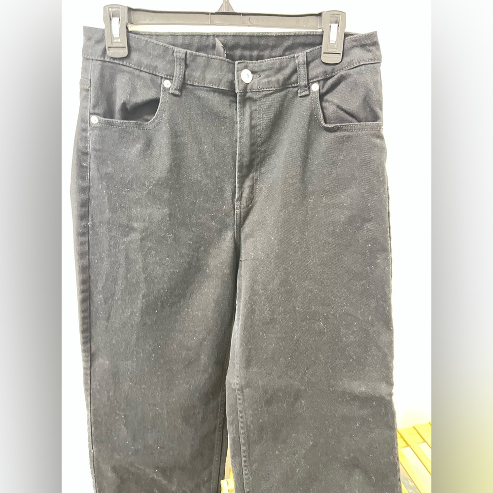 Jeans Charcoal Black Straight Leg
